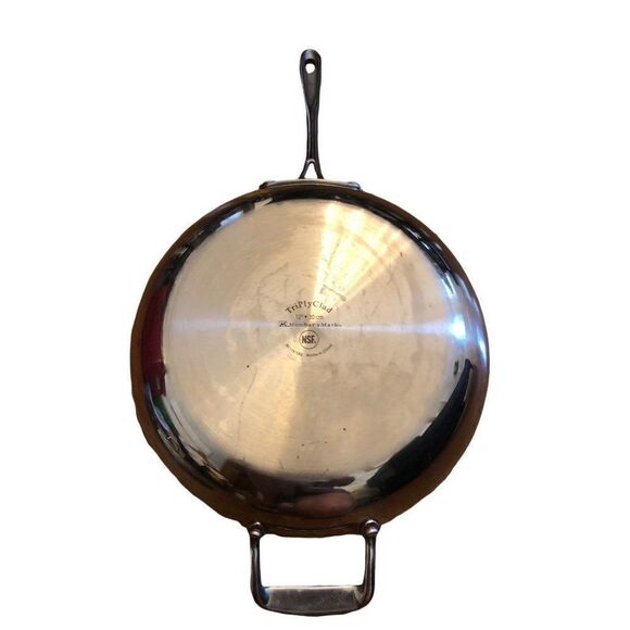 Members Mark Tri Ply Clad 12" Stainless Steel Cooking Fry Pan NSF - Picture 3 of 5